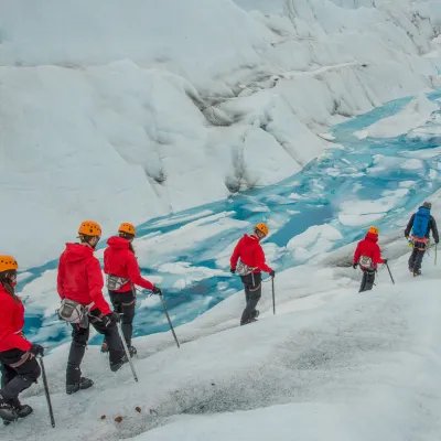a group of people riding skis on top of a snow covered slope